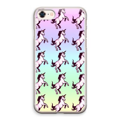Musketon Unicorn: iPhone 8 Transparant Hoesje