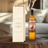 Whisky in gegraveerde kist - The Famous Grouse