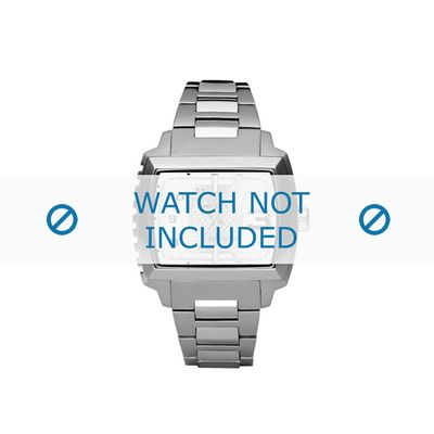Diesel horlogeband DZ1366 Roestvrij staal (RVS) Zilver 25mm