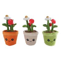 Take Me Home knuffel plant pluche - aardbeienplant, 23cm