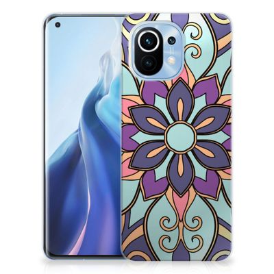 Xiaomi Mi 11 TPU Case Purple Flower Xiaomi Mi 11 TPU Case Purple Flower