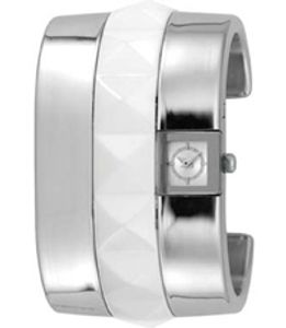 Horlogeband Diesel DZ5163 Onderliggend Kunststof/Plastic Transparant 39mm