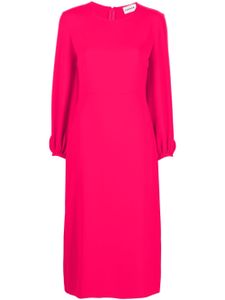 P.A.R.O.S.H. poet-sleeve midi dress - Rose