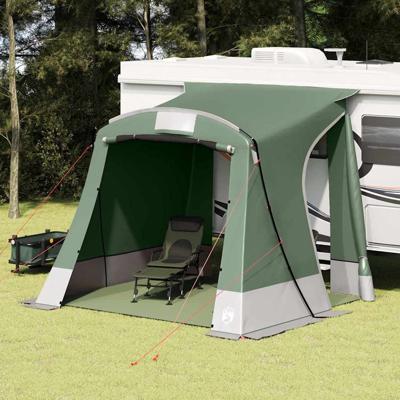 Tent met dak Anders Groen en Zwart 285 x 255 x 245 cm Polyester