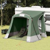 Tent met dak Anders Groen en Zwart 285 x 255 x 245 cm Polyester