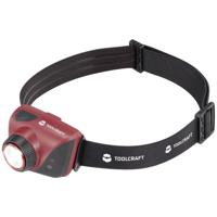 TOOLCRAFT Hoofdlamp werkt op een accu LED Verstelbaar, Instelbare puntgrootte, Met stroboscoopfunctie 580 lm 6.45 h 90 g