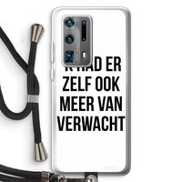 Meer verwacht: Huawei P40 Pro Plus Transparant Hoesje met koord