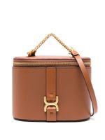 Chloé mini sac à bandoulière en cuir - Marron - thumbnail