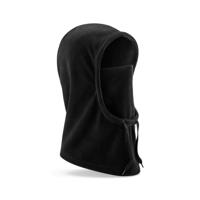 Beechfield Bivak muts / balaclava - Wintermuts - zwart - 100% fleece polyester - windvanger