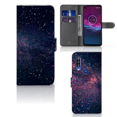 Motorola One Action | Book Case | Stars