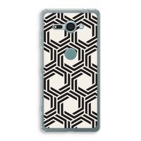 Geometrisch patroon: Sony Xperia XZ2 Compact Transparant Hoesje