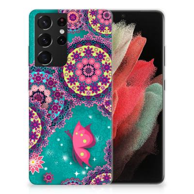 Samsung Galaxy S21 Ultra | Hoesje maken | Cirkels en Vlinders