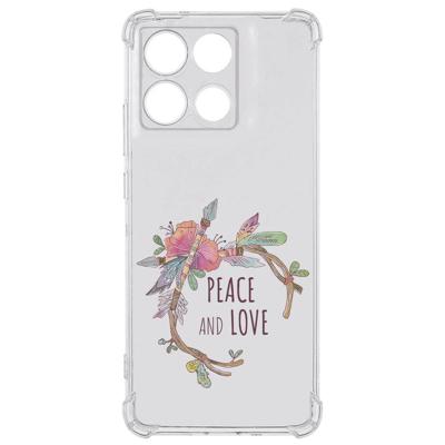 TPU Telefoonhoesje Motorola Moto G56 - Boho Tekst backcover