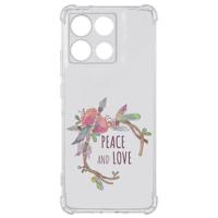 TPU Telefoonhoesje Motorola Moto G56 - Boho Tekst backcover