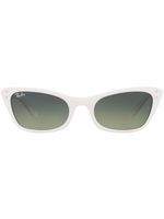 Ray-Ban lunettes de soleil Lady Burbank à monture papillon - Blanc - thumbnail