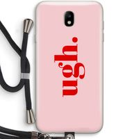 Ugh: Samsung Galaxy J7 (2017) Transparant Hoesje met koord