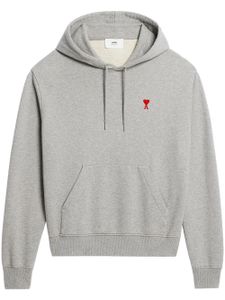 AMI Paris Ami de Coeur organic-cotton hoodie - Gris