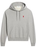 AMI Paris Ami de Coeur organic-cotton hoodie - Gris - thumbnail