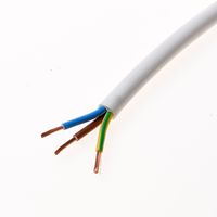 Rondsnoer vmvl wit 3x1.5