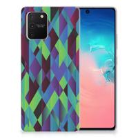 Samsung Galaxy S10 Lite | TPU Hoesje | Abstract Green Blue