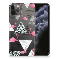 Apple iPhone 11 Pro | TPU Hoesje | Flamingo Triangle