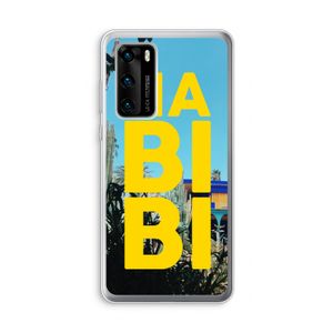 Habibi Majorelle : Huawei P40 Transparant Hoesje