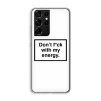 My energy: Samsung Galaxy S21 Ultra Transparant Hoesje