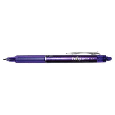 Rollerpen PILOT friXion clicker medium violet | 12 stuks