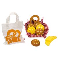Goki ontbijtmand/picknickset met houten brood - thumbnail