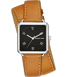 Horlogeband Michael Kors MK2571 Onderliggend Leder Bruin 18mm