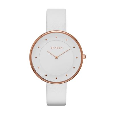 Horlogeband Skagen SKW2291 Leder Wit