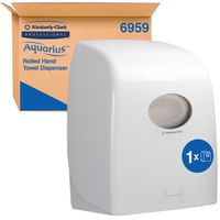 Handdoekroldispenser Aquarius wit 6959 - thumbnail