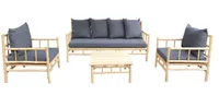 Loungeset Vita Bamboo 4 delig - naturel