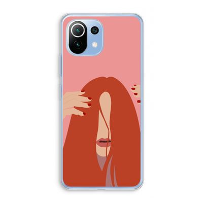 Woke up like this: Xiaomi Mi 11 Lite Transparant Hoesje