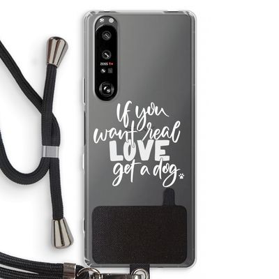 Partner in crime: Sony Xperia 1 III Transparant Hoesje met koord