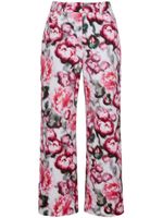 Adam Lippes pantalon court Alessia à fleurs - Rose - thumbnail