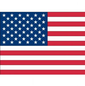 10x Stickertjes USA/Amerika vlag 10 cm   -