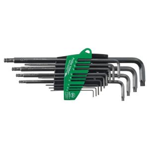 TORX Inbussleutelset Wiha SB366RHZ13, 13-delig in blister 36487