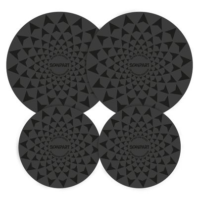 Scanpart Inductie beschermmatjes set 2x20/2x26cm Inbouw accessoire Zwart