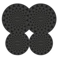 Scanpart Inductie beschermmatjes set 2x20/2x26cm Inbouw accessoire Zwart