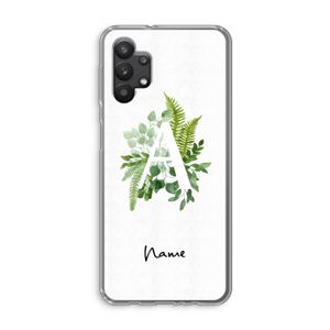 Green Brush: Samsung Galaxy A32 5G Transparant Hoesje