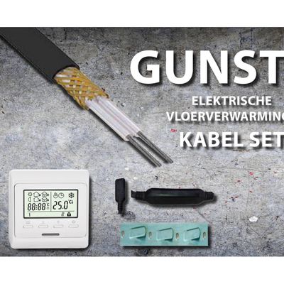 Best-Design "Gunstig" Vloerverwarmings Kabel Set 17,2 mtr 340 Watt