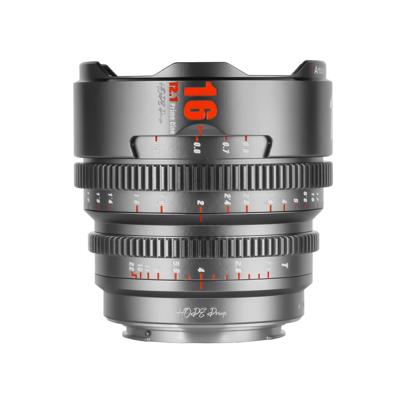7artisans 16mm T2.1 Fuji (FX-mount) Titanium Grey