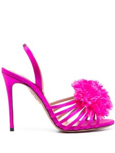 Aquazzura sandales Love Carnation 105 mm - Rose