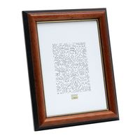 Deknudt Klassieke bruine fotolijst in hout 13x18 S222H3