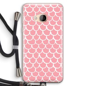 Dakpannetjes: HTC U Play Transparant Hoesje met koord