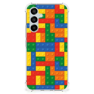 Samsung Galaxy A54 Doorzichtige Silicone Hoesje Blokken Samsung Galaxy A54 Doorzichtige Silicone Hoesje Blokken