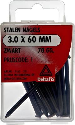 Stalen nagels prof 3,0x60mm 70gr - Deltafix