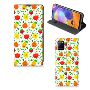 Samsung Galaxy A31 Flip Style Cover Fruits