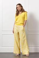 Studio Anneloes Alba Jacquard Trousers 12766 Broek 2000 Golden Yellow